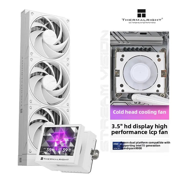 Thermalright Stream Vision 360 WHITE Integrated Water Cooled Heat Sink SV 360 WHITE Wind Engine Vision