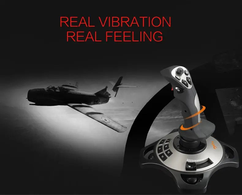 PXN-2113 Pro Joystick Flight Simulator Gamepad Controller PC Flight Simulation Cockpit Stick for PC/Desktop Game Accessories
