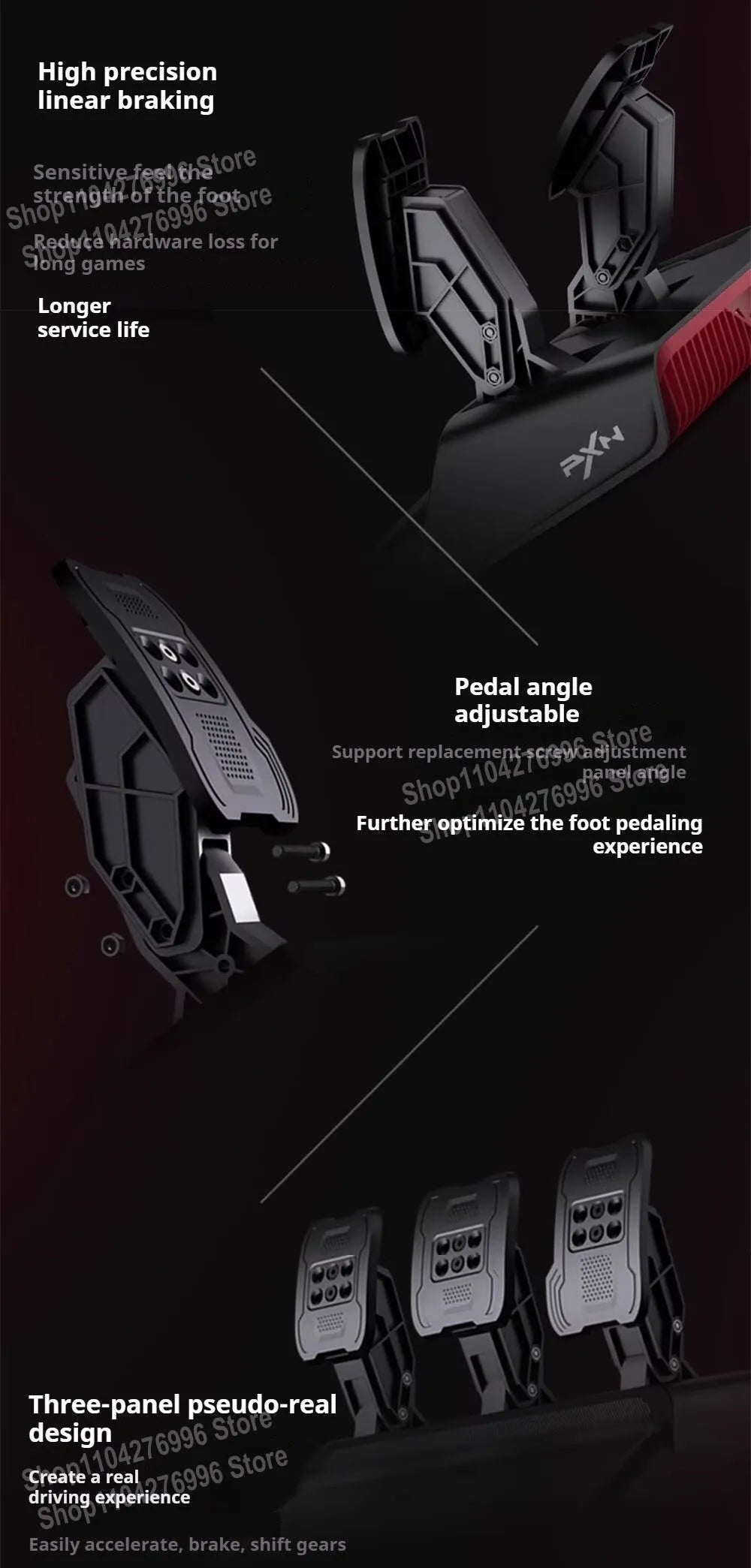 PXN V10 PRO Direct Drive Racing Simulator Game Steering Wheel Euro Truck 2 For PC/Xbox/PS