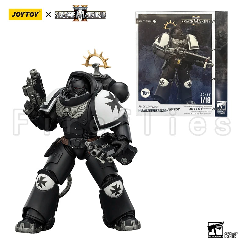 1/18 JOYTOY Action Figure 40K Game Edition Ultramarines Imperial Fists Blood Angels Heavy Intercessor Anime Model Toy