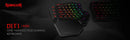 Redragon K585 DITI One-Handed RGB Mechanical Gaming Keyboard,Wrist Rest 42 Keys Type-C Professional Gaming Keypad Hot-Swappable