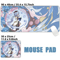 Anime Game Furina Neuvillette Mavuika Wanderer Raiden XXL Large Genshin Impact Mouse Pad Non-slip Keyboard Desk Mat Mousepad