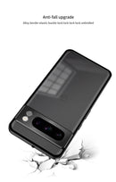Aluminum Alloy Bumper Frame Magnet Closed Metal Matte Back Cover For Google Pixel 7 Pro 7A 8 Pro 8A Pixel 9 Pro XL Phone Cases