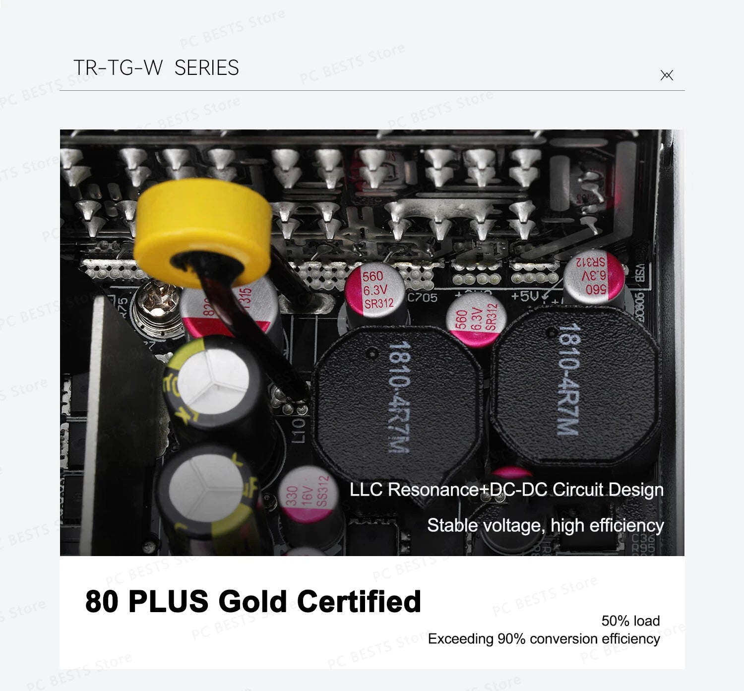 Thermalright TG1000-W Power Supply ATX3.0 650W 750W 850W 1000W 1200W Gold Medal Full-mode Power Supply PCIE5.0