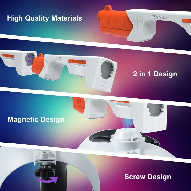 For Sony PS VR2 Shooting Game Controller Inventory Accessories Body Induction Magnetic Suction Christmas Gift Games  Accessories