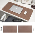 Retro Cowhide Pattern Desktop mat, Dirt Resistant Double Face mouse pad, Ready and Stylish Desktop Computer Mat, Leather pads
