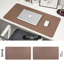 Retro Cowhide Pattern Desktop mat, Dirt Resistant Double Face mouse pad, Ready and Stylish Desktop Computer Mat, Leather pads
