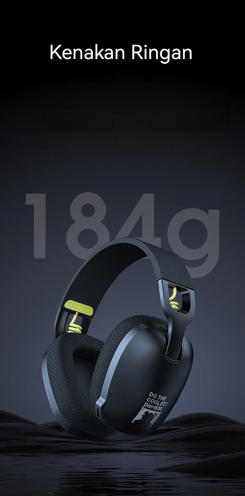 2025 New Onikuma  B2 Wireless Gaming Headset For PS5 PS4 PC 2.4GHz USB Game Headphones With Mic Ergonomic Design 5.3 Headphone