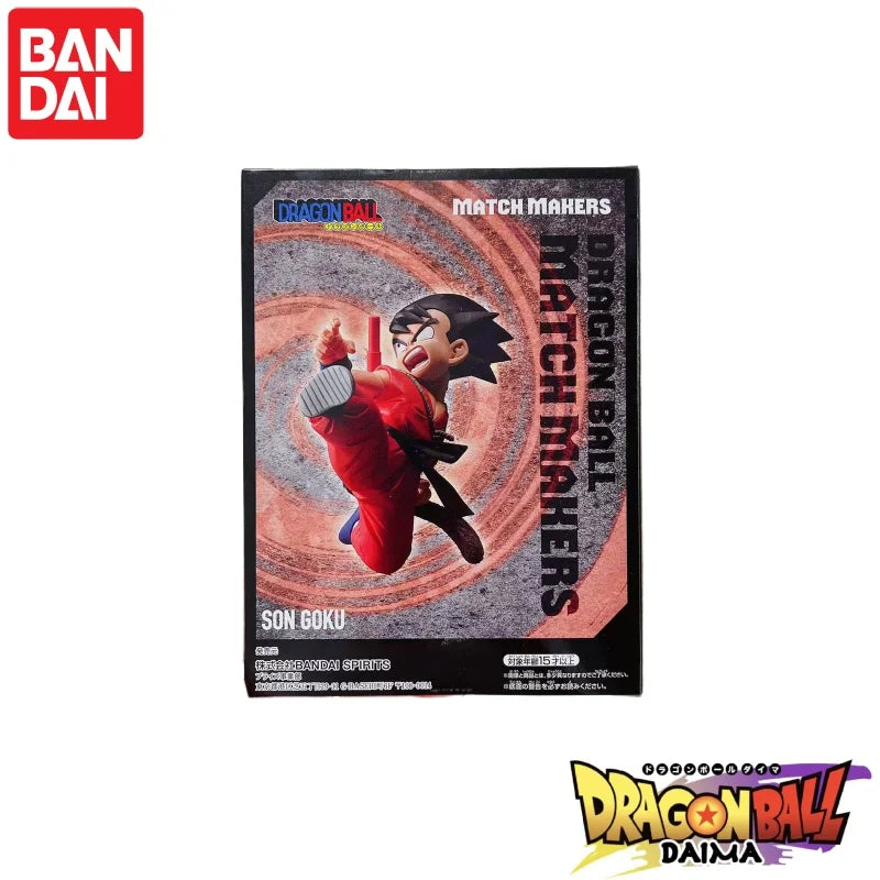 In Stock Bandai Banpresto Original Dragon Ball Z Match Makers Son Goku Vegeta Kaiouken Galick Gun Anime Figures Model Collection