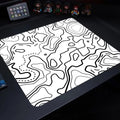 Fluid Mouse Pad Large Square Computer Office Game Table Mats Rubber Anti-slip Mousepads Small Decor Desk Pads Multiple Sizes