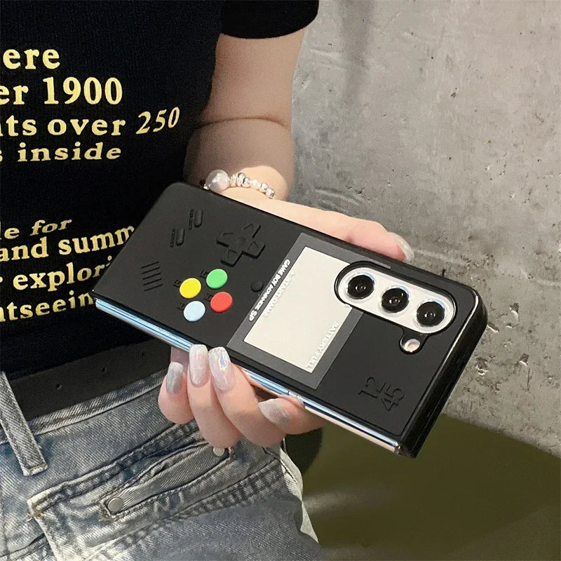 3D Cute Game Creative Case for Samsung Z Flip 7 6 5 4 for Samsung Galaxy Z Fold 7 Z Flip 6 3 4 5 Flip5 Flip4 Flip6 Luxury Cover