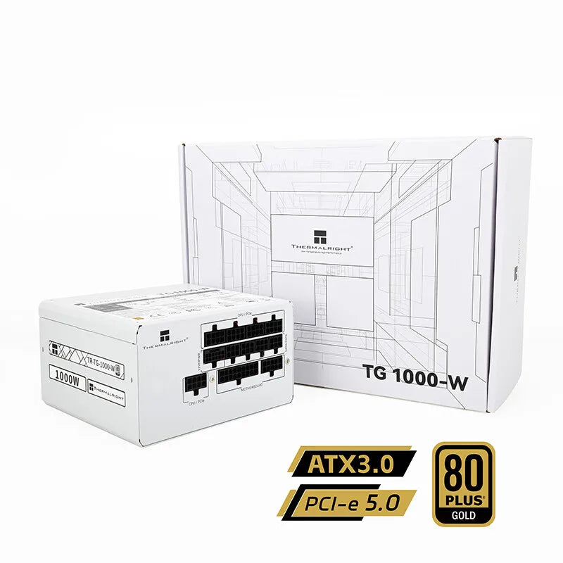 Thermalright TG1000-W Power Supply ATX3.0 650W 750W 850W 1000W 1200W Gold Medal Full-mode Power Supply PCIE5.0