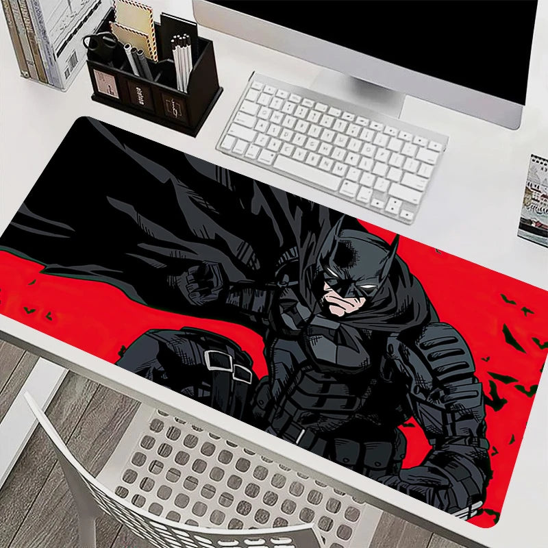 Super Hero Batmans Anime Mouse Pad Office PC Speed Gamer Keyboard Mousepad Laptop Gaming Accessories XXL Desk Mat 900x400 Carpet