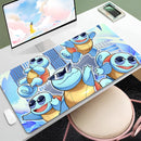 Art Wave Anime Mouse Pad Kawaii S-Squirtles Large Laptop Table Mat 800x300 Cartoon Mousepad Anti Slip Keyboard Gaming Pad Carpet
