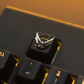 1pc Zinc Aluminium Alloy Key Cap Mechanical Keyboard keycap for CSGO OW Dota 2 PUBG WOW LOL R4 Height Stereoscopic relief