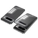 Aluminum Alloy Bumper Frame Magnet Closed Metal Matte Back Cover For Google Pixel 7 Pro 7A 8 Pro 8A Pixel 9 Pro XL Phone Cases