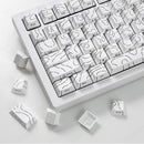 Contour 4.0 Side Engraved Keycap PBT Translucent 97 Key Gaming Mechanical Keyboard Key Cap White For Magnetic Switch F75 GMK87