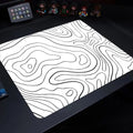 Fluid Mouse Pad Large Square Computer Office Game Table Mats Rubber Anti-slip Mousepads Small Decor Desk Pads Multiple Sizes