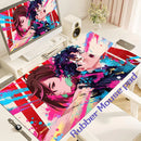 Dandadan Ayase Momo Okarun Takakura Ken Mouse pad Table Mat Gaming XXL Anime Dan da dan Mousepad Keyboard Carpet Desktop Mat