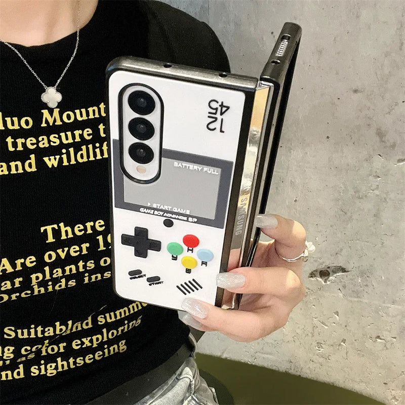 3D Cute Game Creative Case for Samsung Z Flip 7 6 5 4 for Samsung Galaxy Z Fold 7 Z Flip 6 3 4 5 Flip5 Flip4 Flip6 Luxury Cover