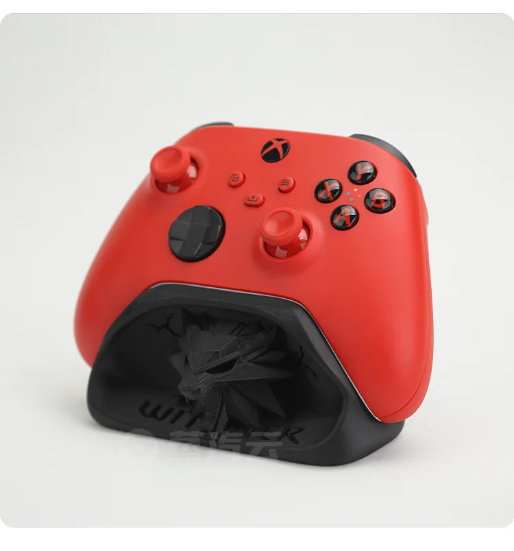 Wizard Wolf Head Badge Game Controller Base Bracket For Xbox Gamepad Gaming Peripherals Computer Accessories Desktop Storage