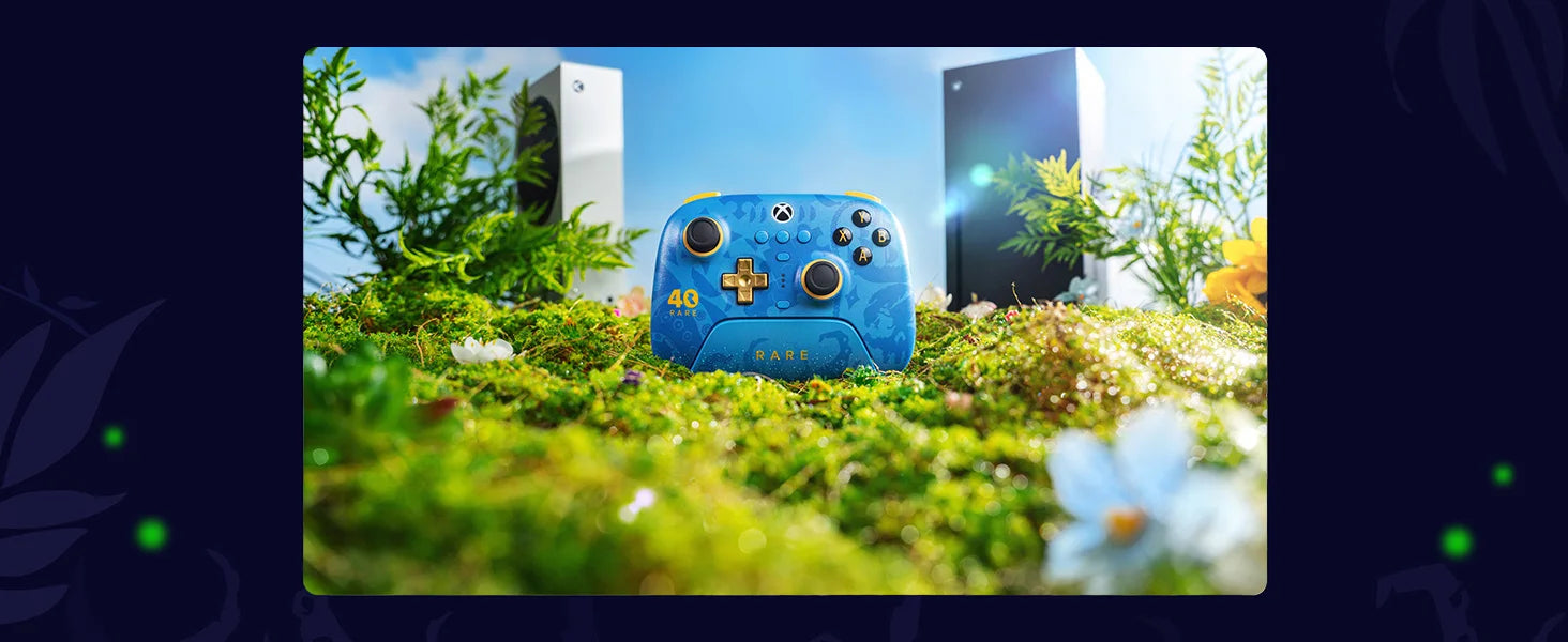8BitDo Ultimate-3-Mode Controller - Rare 40th Anniversary Edition For Xbox Series X|S & Xbox One, Apple, Windows PC & Android