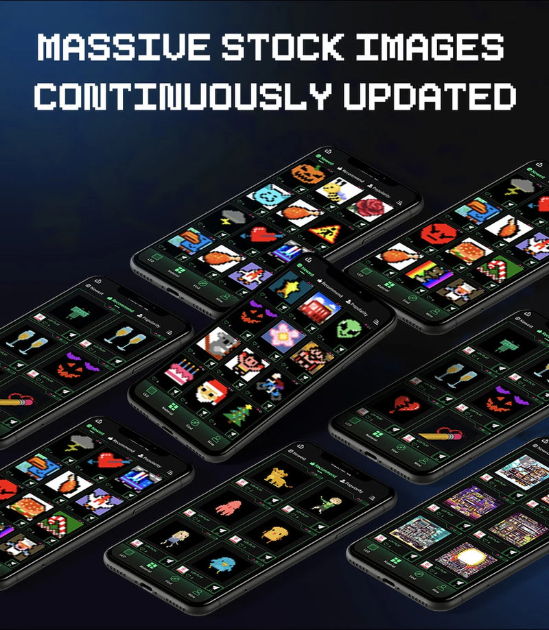 64X64 Smart LED Pixel Display RGB DIY Programmable Pixel APP Control Art Display Creative Animations For Gaming Room Decor