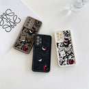 Trendy Pokemon Gengar Print Phone Case for Samsung Galaxy S25 S24 S21 S20 S22 S23 Plus Note 20 Ultra 5G S21 S20 S24 FE TPU Cover