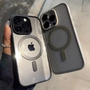 Black Transparent Magsafe Magnetic Case For iPhone 16 15 14 Plus 13 12 11 Pro Max Wireless Charging Acrylic Hard Protect Cover