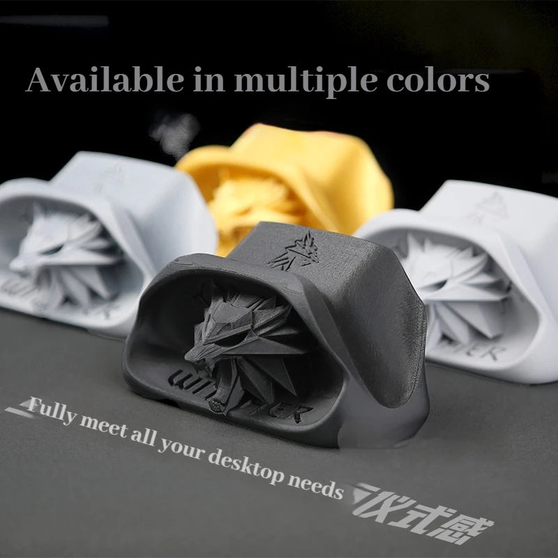 Wizard Wolf Head Badge Game Controller Base Bracket For Xbox Gamepad Gaming Peripherals Computer Accessories Desktop Storage