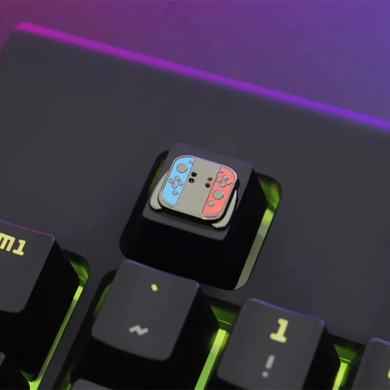 1pc Zinc Aluminium Alloy Key Cap Mechanical Keyboard keycap for CSGO OW Dota 2 PUBG WOW LOL R4 Height Stereoscopic relief