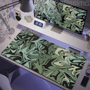 Strata Liquid Mousepad Large Gaming Keyboard Extended Pads Purple and Black Mouse Mat Topographic Mouse Pad PC cabinet Deskmat