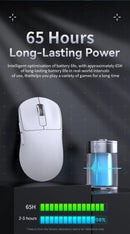 Attack Shark X3 PixArt PAW3395 Bluetooth Mouse 2.4G Tri-Mode Connection, 26000dpi, 650IPS,Lightweight Macro Gaming Mouse