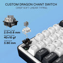 Redragon K689 Wired Gasket RGB Gaming Keyboard, 108 Keys Mechanical Keyboard w/Extra 4 Hotkeys, Upgraded Hot-swappable Socket