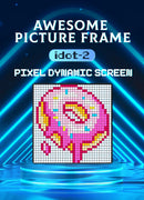 64X64 Smart LED Pixel Display RGB DIY Programmable Pixel APP Control Art Display Creative Animations For Gaming Room Decor