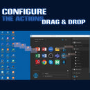 Visual Stream HAISEEN Dock Keyboard LCD Button 15Keys Live Content Creation Controller Customizable Windows/MacOS/Android/iOS