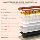 Redragon K673 PRO SE 81 Keys Wireless RGB 3-Mode Anime Mechanical Hot-Swap Socket Gaming Keyboard, Custom Hi-Fi Linear Switch