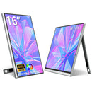 VEOUT 16inch Portable Monitor with USB-C 1920 * 1200P IPS, Freesync HDMI Gaming Monitor with Kickstand, Available in Four Colors