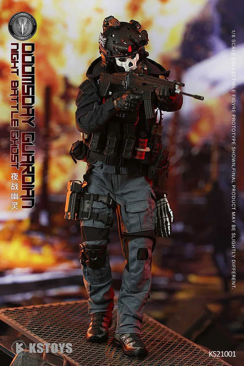 ViiKONDO 1/6 Flagset FS 73033 Ghost Action Figure Simon Riley End War COD Army Men 12inch Special Toy Model Full Set Collection