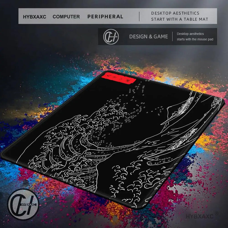 The Great Wave Art Design Small Mousepad Office Speed DeskMat 40x45cm PC Computer Game Keyboard Pad XS Rubber Anti-slip Mice Mat