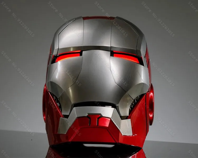 Iron Man Helmet Mk5 Electric Voice Activated Control Wearable Mask 1:1 Automatic Opening Closing Model Figure Adult Toy Gift