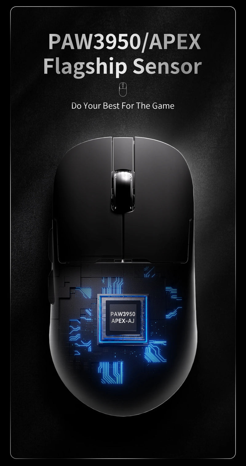 AJAZZ AJ159 AJ159P APEX 2.4G USB Wireless Mouse Bluetooth 2.4G Gaming Mouse 26000 DPI Mice for Gamer Mouse PC Laptop