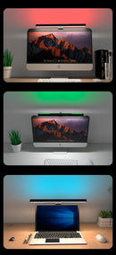 33-60cm Monitor Light Bar PC RGB Background Lighting Eye Protection Dimming Reading/Gaming/Work Lamp Timed Night Light