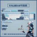 Valorant iso/clove Keyboard Keycaps Cherry Profile Keycap PBT Custom Gaming Key Caps for Mechanical Keyboards Accessories Gifts