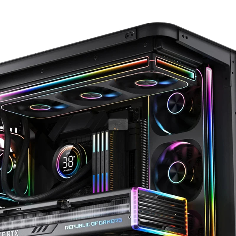 JONSBO TH-360 White Water Cooler 120mm ARGB Fan TH-240 AIO CPU Liquid Cooling Integrated Water-cooled LGA1700 115X 1851 1200 AM5