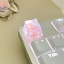 1Pcs High Quality Hot Sale Colorful Translucent Key Caps Cross Shaft Mechanical Keyboard Keycap
