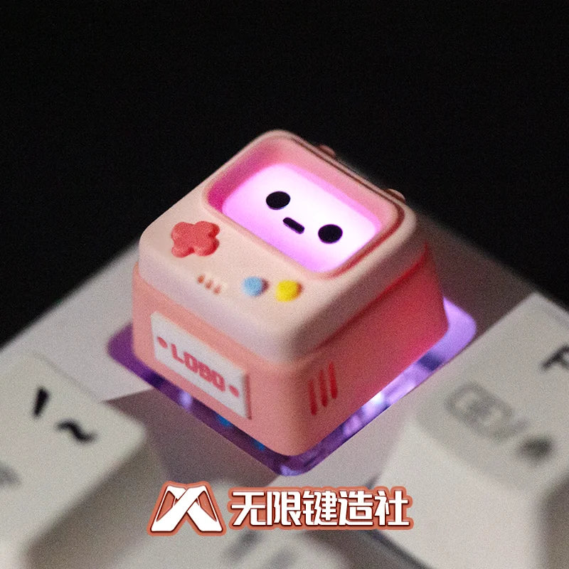 Retro Game Theme Keycaps Mechanical Keyboard 1pcs Resin Esc Keys  Layered Drip Glue Pc Gaming Keyboard Collect Gift Keycaps