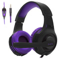 Wired Gaming Headset with Mic Noise Isolating Over-Ear, PC/PS4/PS5/Xbox Compatible, Volume Control, 3.5mm Audio Jack