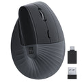 SEENDA Vertical Wireless Mouse Type C Rechargeable Ergonomic USB & Type C Mice for Laptop Laptop PC MacBook Windows Android