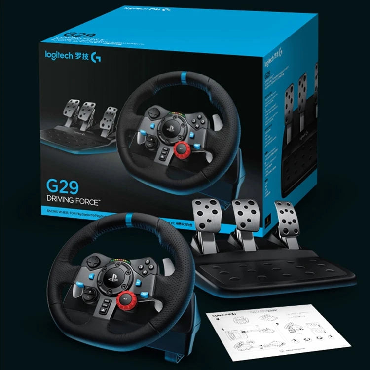 Logitech G29 Game Racing Steering Wheel Pedal Shift Lever Driving Force Race Wheel Shifter Wired